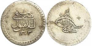 2 Kurush Osmanisches Reich (1299-1923) Silber Selim III