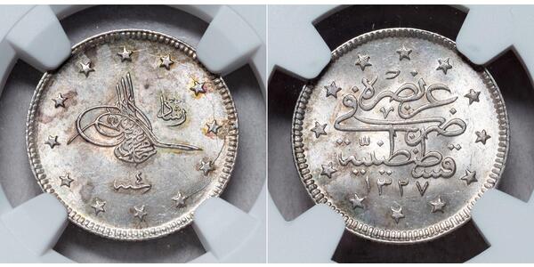 2 Kurush Türkei (1923 - ) Silber 
