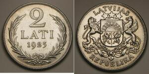 2 Lats Letlönj Argent 