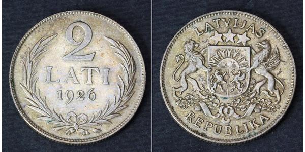 2 Lats Letlönj Argent 
