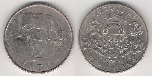 2 Lats Latvia (1991 - )  