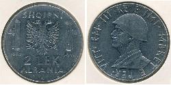 2 Lek Albania Acero inoxidable 