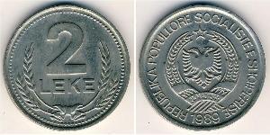 2 Lek Albanien Kupfer/Nickel 