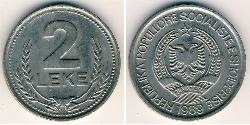 2 Lek Albania Rame/Nichel 
