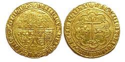 2 Leopard Kingdom of France (843-1791) Gold Henry VI (1421-1471)