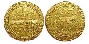 2 Leopard Francia medioevale (843-1791) Oro Enrico VI (1421-1471)