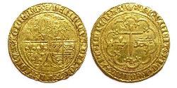 2 Leopard Reino de Francia (843-1791) Oro Enrique VI (1421-1471)