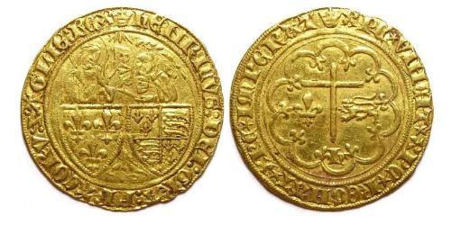 2 Leopard Reino de Francia (843-1791) Oro Enrique VI (1421-1471)