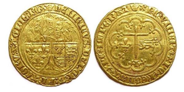 2 Leopard 中世纪的法国 金 亨利六世 (英格兰) (1421-1471)