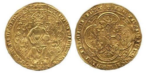 2 Leopard 英格兰王国 金 爱德华三世 (英格兰) (1312-1377)