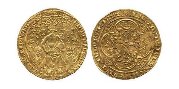 2 Leopard 英格兰王国 金 爱德华三世 (英格兰) (1312-1377)