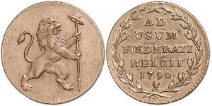 2 Liard Belgium Copper 