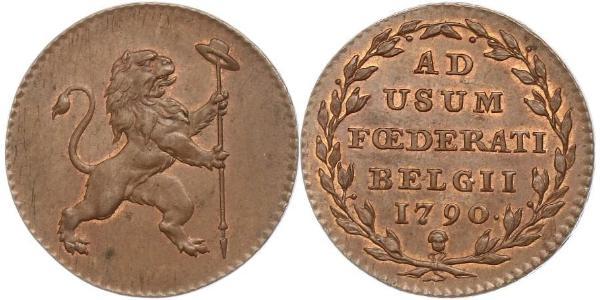 2 Liard Belgium Copper 