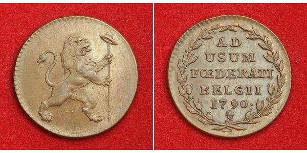 2 Liard Belgien Kupfer 