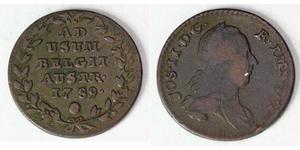 2 Liard Австрійські Нідерланди (1713-1795) Мідь 