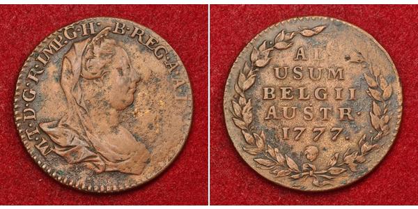 2 Liard Austrian Netherlands (1713-1795) 銅 