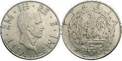 2 Lira Kingdom of Italy (1861-1946) Acciaio inossidabile/Nichel 