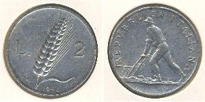 2 Lira Italia Alluminio 