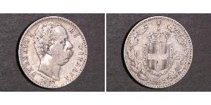 2 Lira Italie Argent Umberto I (1844-1900)