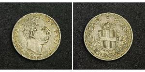 2 Lira Italie Argent Umberto I (1844-1900)