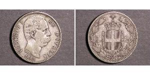 2 Lira Italie Argent Umberto I (1844-1900)