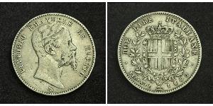 2 Lira Kingdom of Italy (1861-1946) Argent Umberto I (1844-1900)