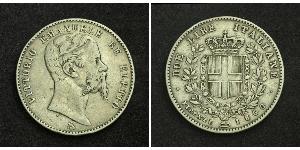 2 Lira Kingdom of Italy (1861-1946) Argento Umberto I (1844-1900)