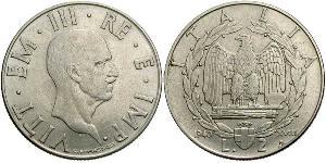 2 Lira Kingdom of Italy (1861-1946) Níquel/Acero inoxidable 