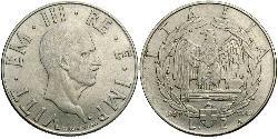 2 Lira Kingdom of Italy (1861-1946) Stainless steel/Nickel 