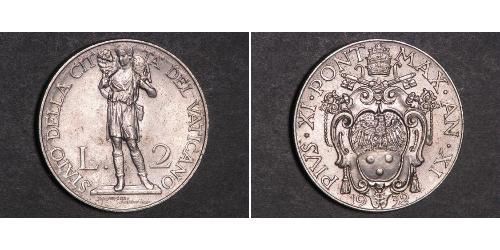 2 Lira Vatican (1926-)  