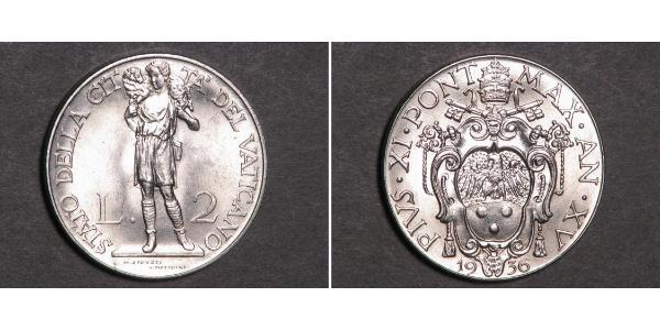 2 Lira Vatican (1926-)  