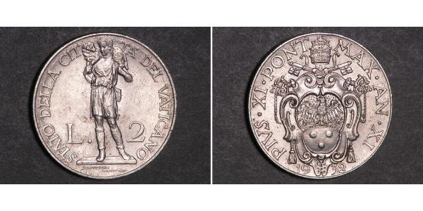 2 Lira 梵蒂冈  