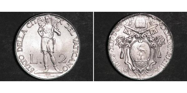 2 Lira 梵蒂冈  