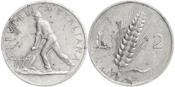 2 Lira 意大利 铝 