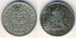 2 Macuta Portuguese Angola (1575-1975) Cuivre/Nickel 
