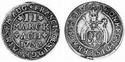 2 Marck null Серебро Франц I Стефан(1708-1765)