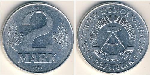 2 Mark German Democratic Republic (1949-1990) Aluminium 