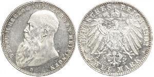 2 Mark Duché de Saxe-Meiningen (1680 - 1918) Argent Georges II de Saxe-Meiningen-Hildburghausen