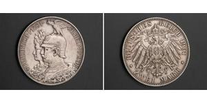 2 Mark Royaume de Prusse (1701-1918) Argent Wilhelm II, German Emperor (1859-1941)