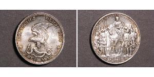 2 Mark Royaume de Prusse (1701-1918) Argent 