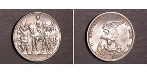 2 Mark Royaume de Prusse (1701-1918) Argent 