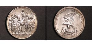 2 Mark Royaume de Prusse (1701-1918) Argent 