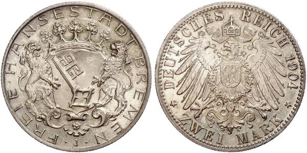 2 Mark Brema (stato) Argento 