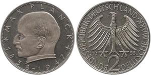 2 Mark Germania Ovest (1949-1990) Argento 