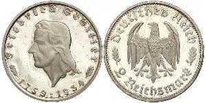 2 Mark Germania nazista (1933-1945) Argento 