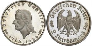 2 Mark Germania nazista (1933-1945) Argento 