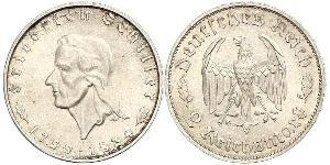 2 Mark Germania nazista (1933-1945) Argento 