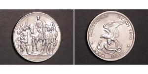 2 Mark Regno di Prussia (1701-1918) Argento 