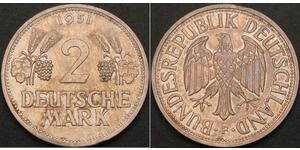 2 Mark West Germany (1949-1990) Copper/Nickel 