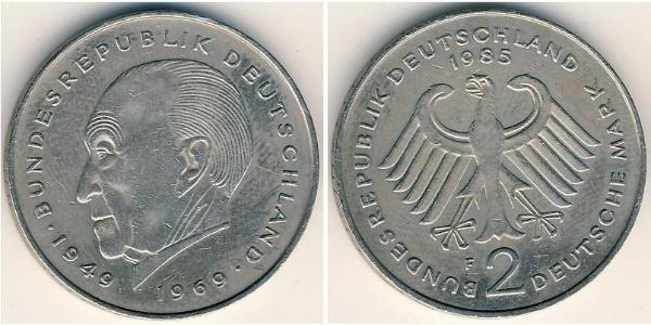 2 Mark West Germany (1949-1990) Copper/Nickel 